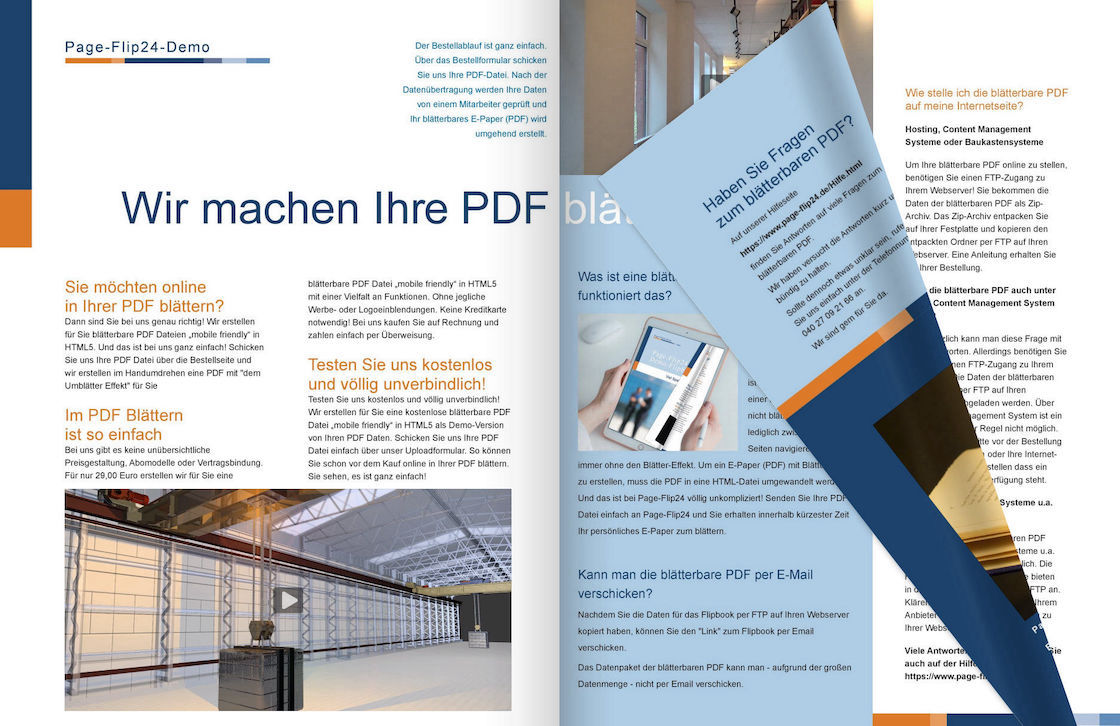 Blaetterbare PDF Demo